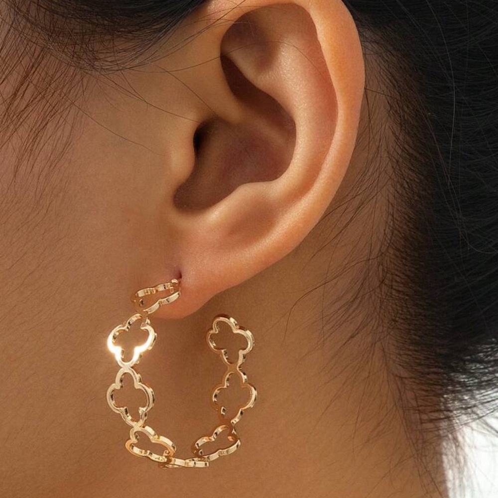 Elegant Gold Hoop Earrings
